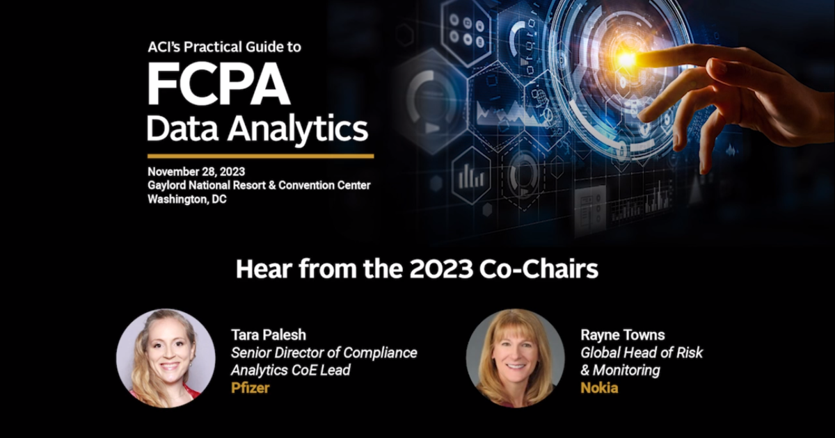 ACI’s Practical Guide to FCPA Data Analytics