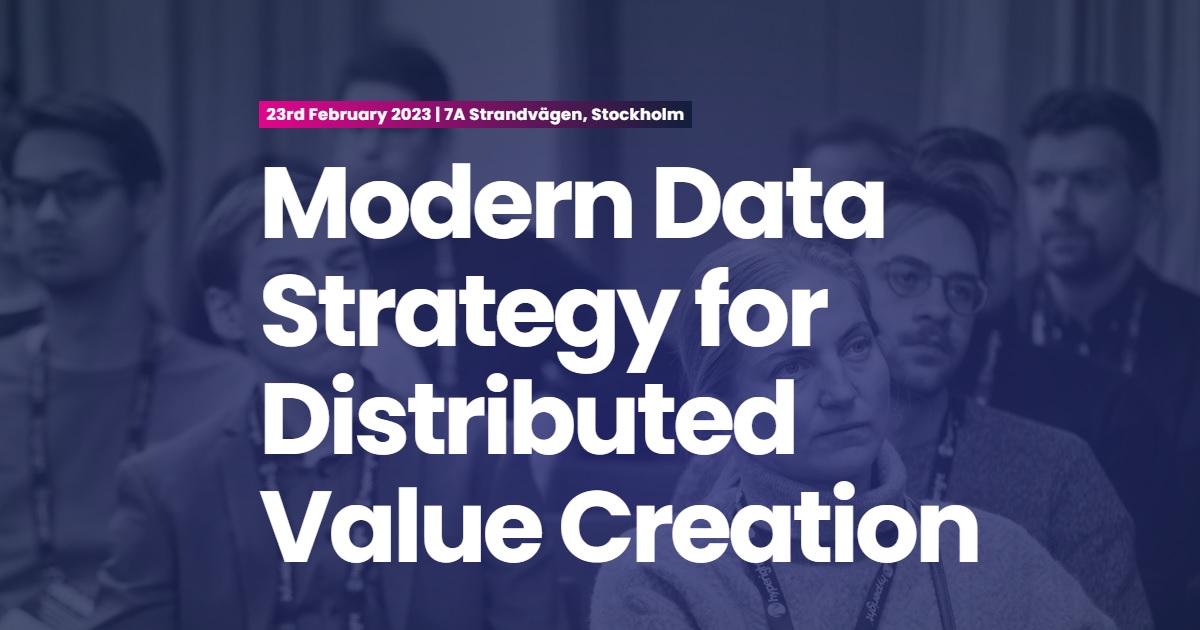 Modern Data Strategy for Distributed Value Creation