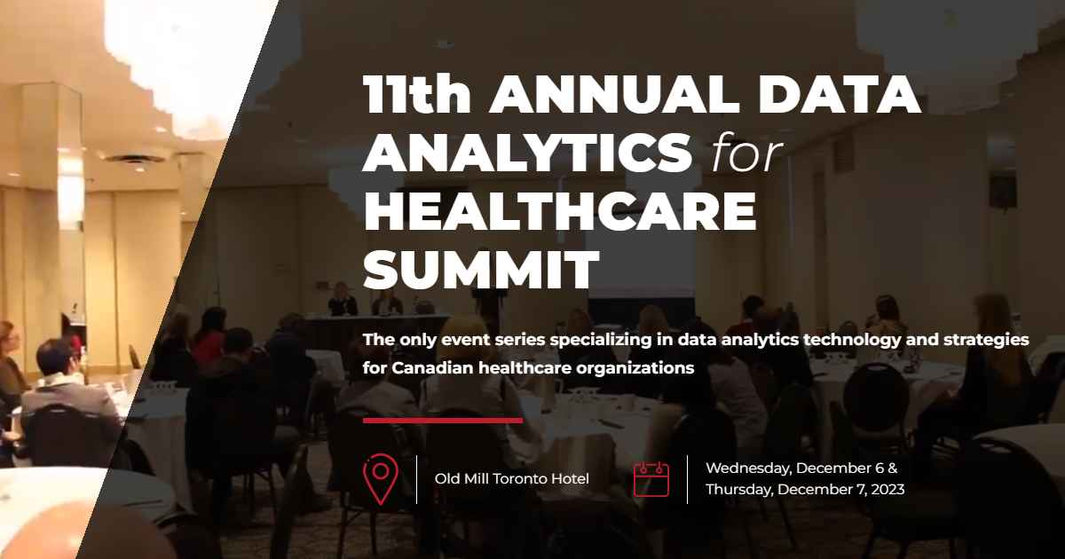 11th Annual Data Analytics for Healthcare Summit