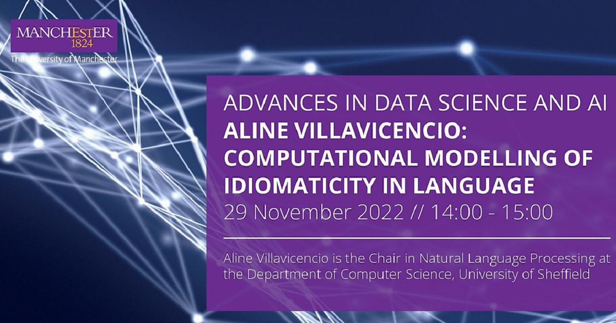 Advances in Data Science and AI: Aline Villavicencio