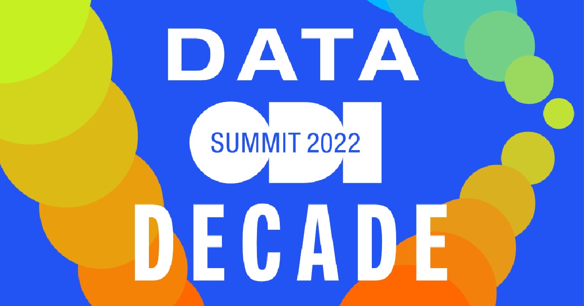 ODI Summit 2022: Data Decade