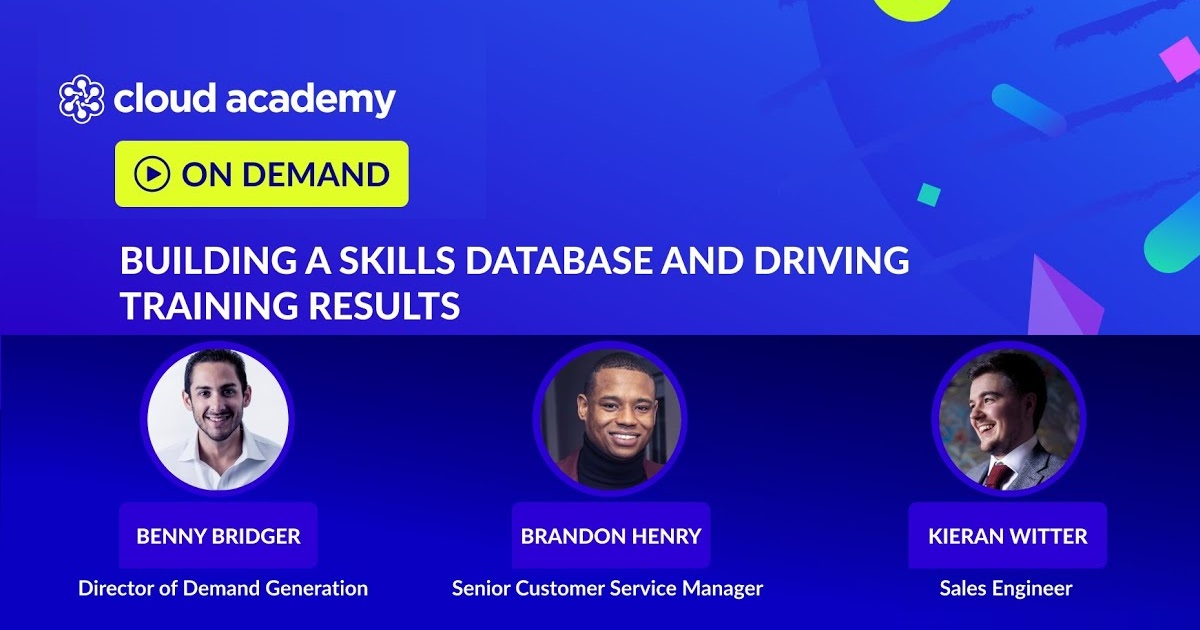 Building a Skills Database and Driving Training Results