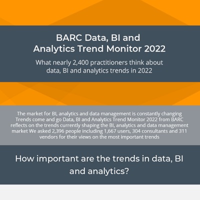 BARC Data, BI & Analytics Trend Monitor 2022