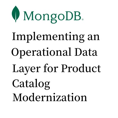 Implementing an Operational Data Layer for Product Catalog